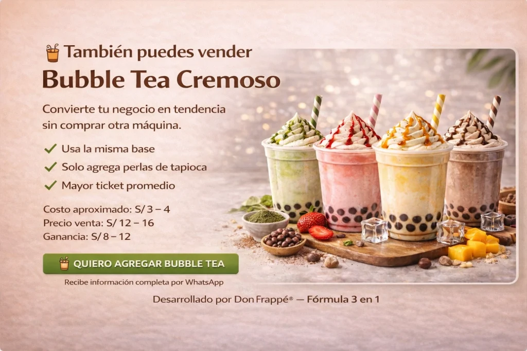 Bubble Tea - Don frappé