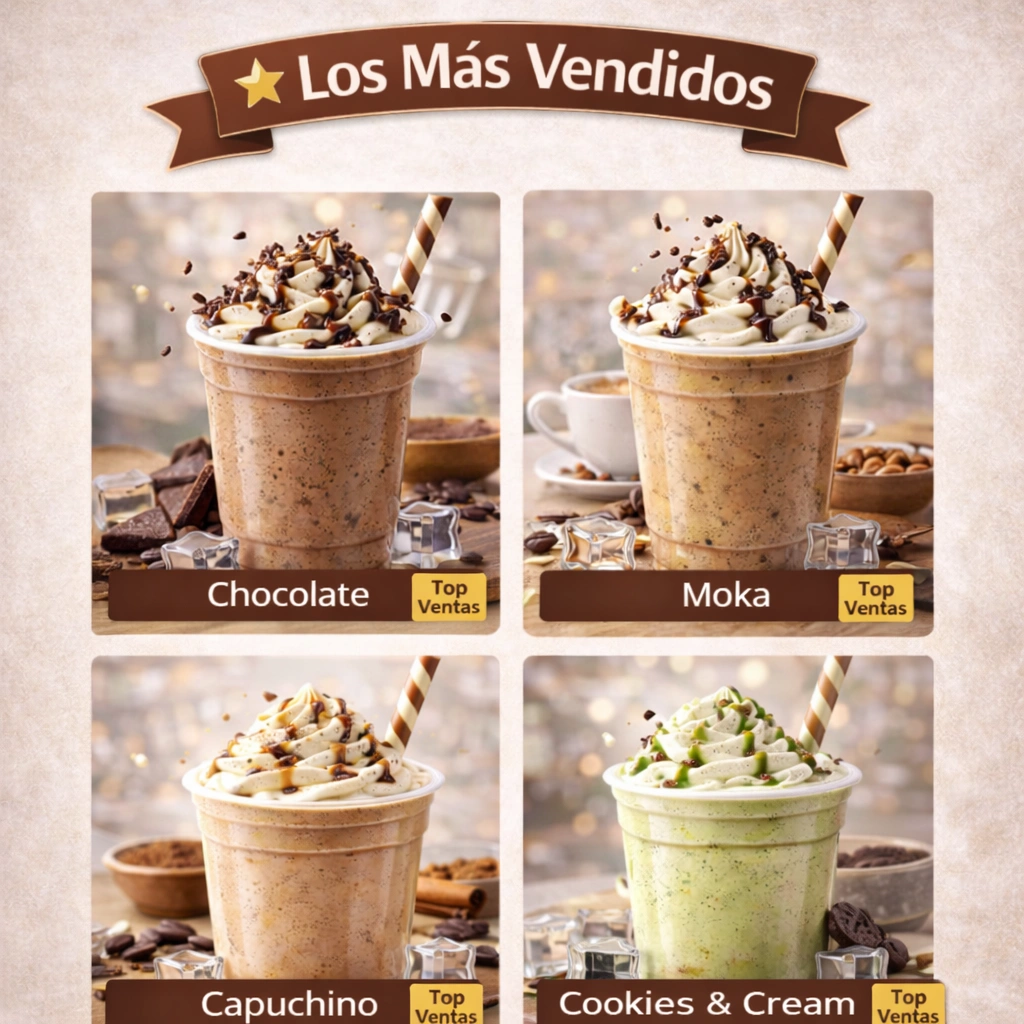Frappé los más vendidos