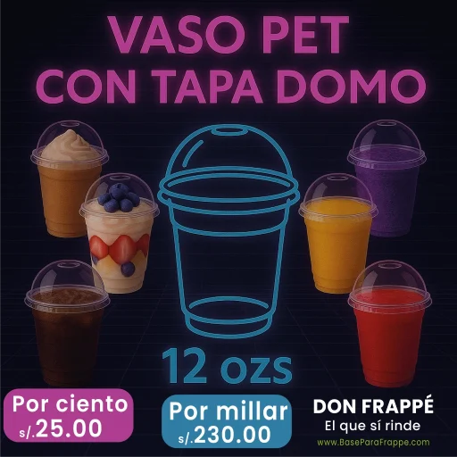 VASOS PET 12 oz