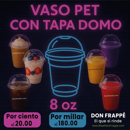 VASOS PET 8 oz