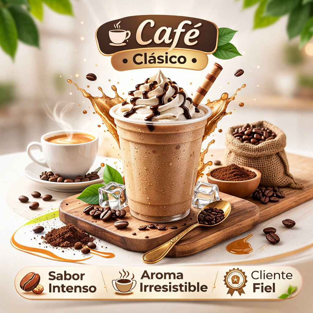Frappé de sabor café