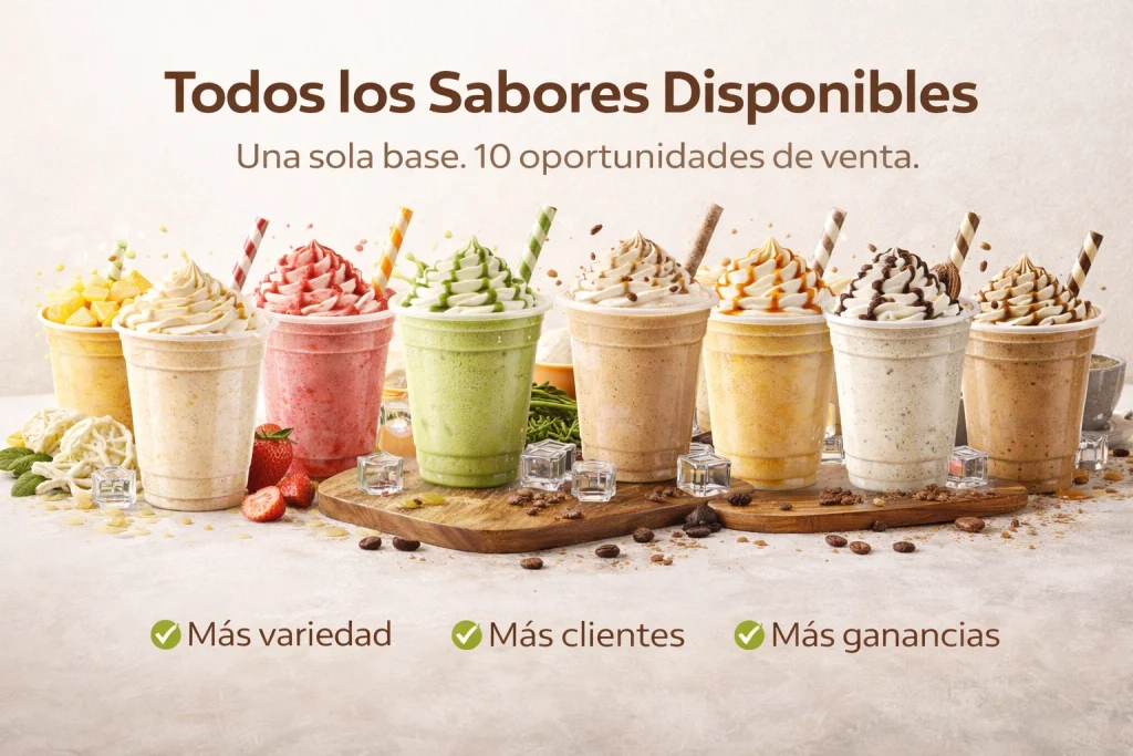 frappé sabores